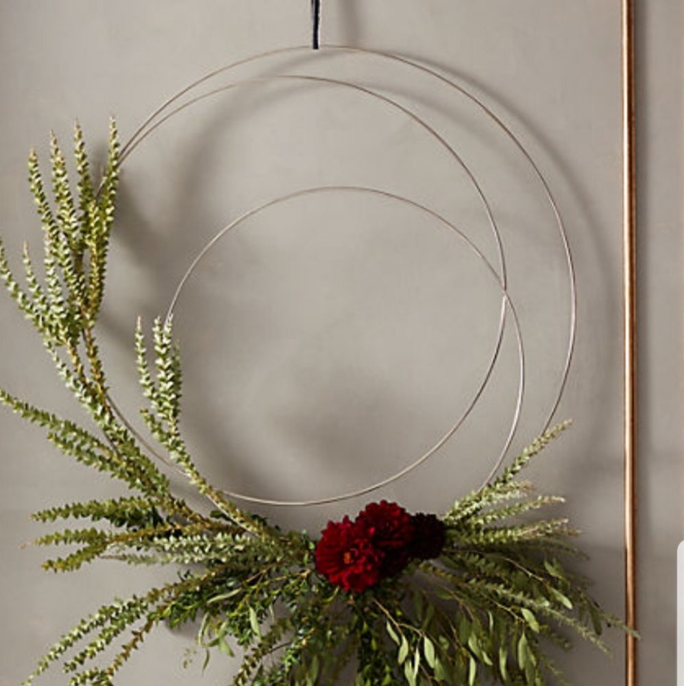 CB2 Metal Wreath